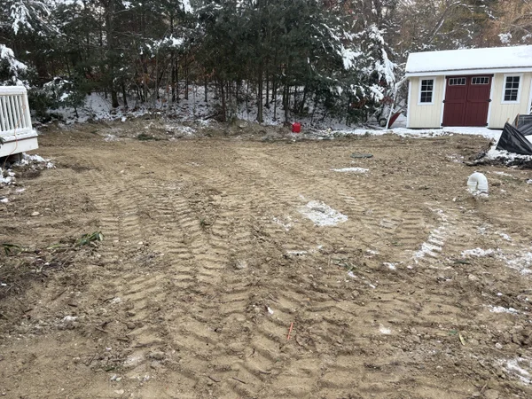 Landscaping Yard - MAC Excavation & Landscape Professional landscaping yard and project site by MAC Excavation & Landscape in South Shore MA